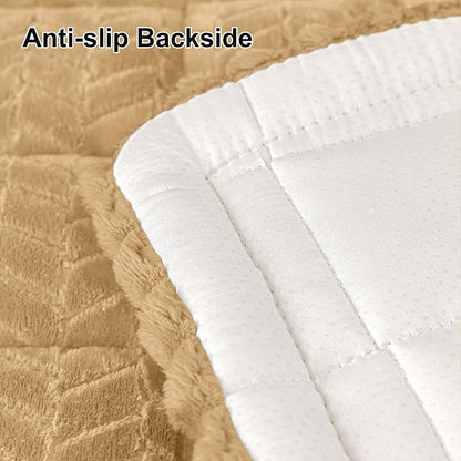 Smiry Couch Cover for Dogs, Non Slip Fuzzy Pet Sofa Arm Covers Washable | Sofa - Image 6