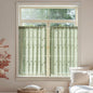 Sutuo Home Sage Green Lace Boho Curtains Drape 2 Panels 45 Inch Length | Semi by SutuoHome