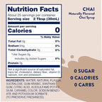 Jordan's Sugar Free Chai Syrup - 25.4oz, Gluten Free, Keto, For Coffee, Latte, Shakes