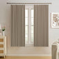 Pleated Blackout Curtain Drapes by KEQIAOSUOCAI