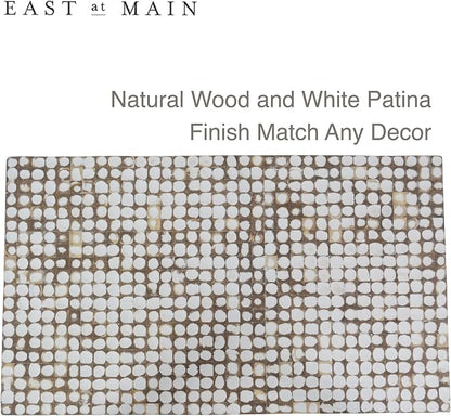 East at Main White Coffee Table – Handmade Accent Table - Image 5