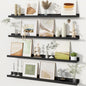 Fun Memories Picture Ledge Shelves Set of 4, 36 Inch Rustic Wall Mounted by FunMemories