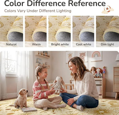Vacuum-Friendly, 9x12 Washable Area Rug - Image 6