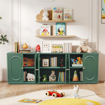 63'' Fluted Sideboard Buffet Cabinet - Image 5
