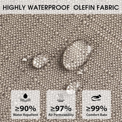 Rocking Chair Cushions with Pillow, Waterproof and Fade-Resistant Thicken - Image 3
