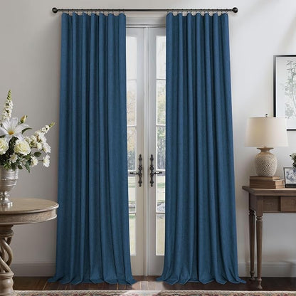 Pitalk Navy Blue Blackout Curtains - Image 7