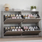 BORNOON Shoe Cabinet with 4 Flip Drawers, Narrow Hidden Shoe Storage Cabinet by BORNOON