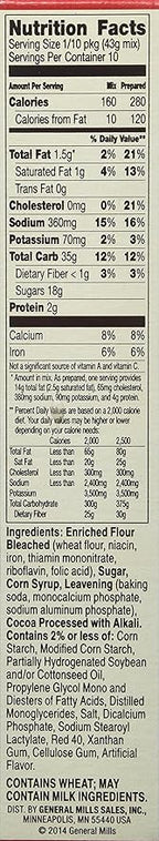Betty Crocker, Supermoist Cake Mix, Red Velvet, 15.25oz Box (Pack of 6)