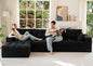MAXYOYO 132" L Shaped Modular Sectional Sofa by MAXYOYO