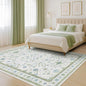Cream Oushak 6x9 Bedroom Rug by HazoHaus