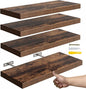 YUFLINX 16’’Rustic Brown Floating Shelves by Unknown