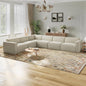 Novilla 142.5" Modular Sectional Sofa, No Assembly Cloud Sectional Couch by Novilla