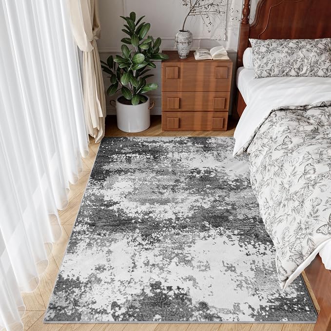 Washable Rug 4x6 Entryway Rugs for Living Room Bedroom Carpet, Dining Room Table - Image 3