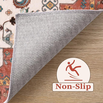 SERISSA 2x3 Washable Non Slip Boho Small Area Rug - Image 3