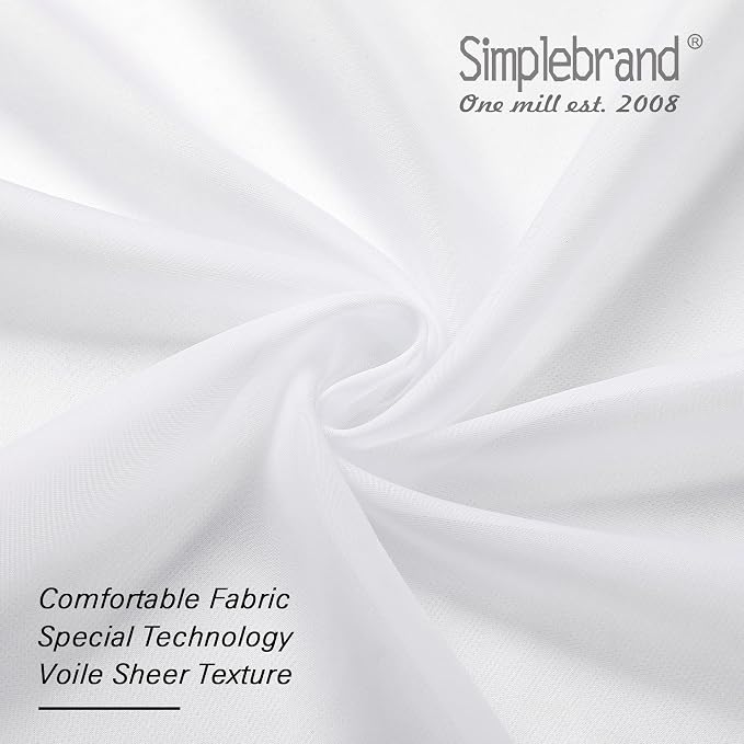 Simplebrand White Tier Curtains - Image 5