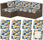 8Pcs Outdoor Cushion Covers, Stretch Patio Furniture Couch Chair Slipcovers | by VORSHAPE