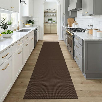 KOZYFLY Cotton Runners for Hallway 3x9, Wide Washable Runner Rug, Woven Non - Image 2