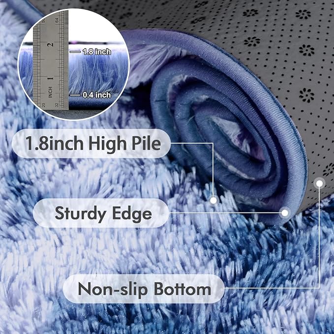 9x12 Ft Extra Large Shag Rugs for Living Room, Ultra Soft Fluffy Furry Area - Image 5