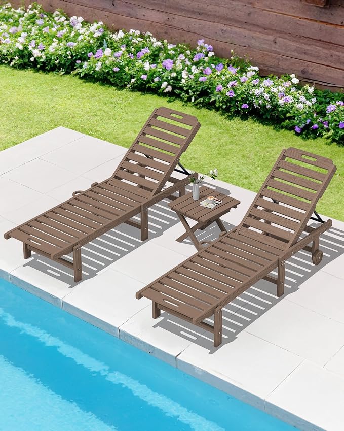 SERWALL Folding Outdoor Side Table Set of 4, Small Adirondack Side Table - Image 10