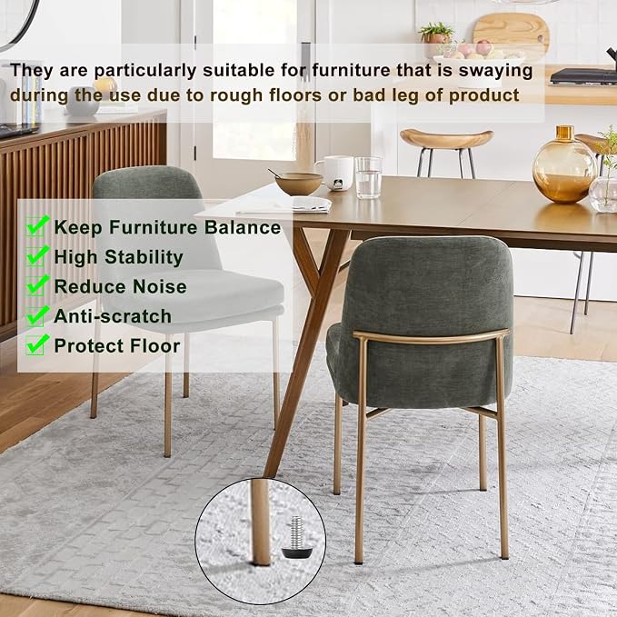 WAFJAMF Adjustable Furniture Levelers Screw in Threaded, Adjustable Levelers - Image 4