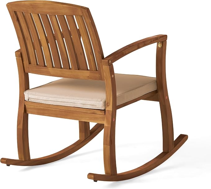 Christopher Knight Home Selma Acacia Rocking Chairs - Image 10