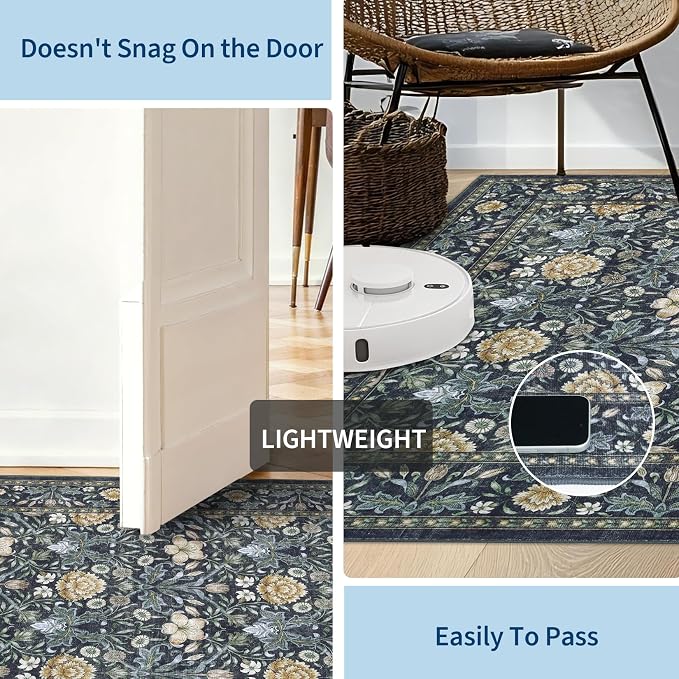 GarveeHome Small Entryway Rug, 2x3 Washable Front Door Rug Indoor Entrance - Image 5