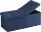 35-INCH Storage Ottoman Bench, Footrest by Unknown