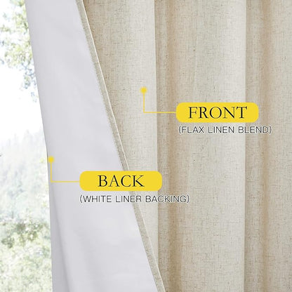 NICETOWN 100% Blackout Curtains 95 inches Length - Image 6