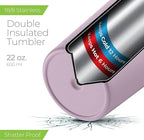 SIPX™ Triple-Insulated Tumblers - 22oz. Premium Modern Tumbler With Lid, insulated Cup Keeps Hot For 6 Hours, Stainless Steel Tumbler Made Of Sustainable Material, Coffee Travel Mug For Home & Office