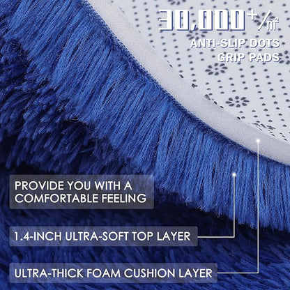 OLANLY 5x6 Area Rugs for Living Room Bedroom, Machine Washable Soft Fluffy - Image 9