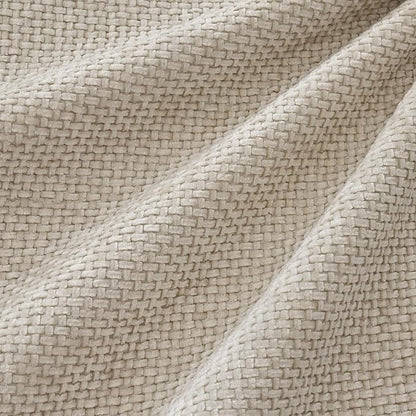 MIULEE Soft Decorative Chenille Euro Pillow Covers Cream 24x24 Pack of 4 | - Image 2
