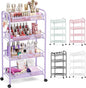 TOOLF 4-Tier Rolling Cart, Metal Utility Cart by TOOLF