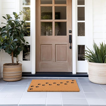 Barnyard Designs Natural Coco Coir Non-Slip Doormat | Heavy-Duty Welcome Mat - Image 4