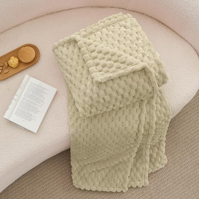 BEDELITE Almond Throw Blanket for Couch, Soft Cozy Gifts for Women, 50 * 60 | - Image 7