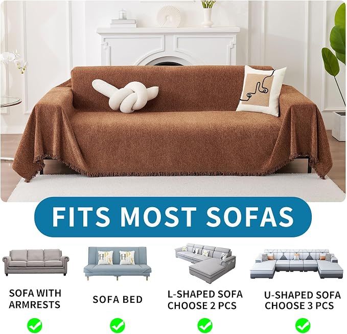 HAOMAIJIA Non Slip Couch Cover Sofa Covers - Image 5