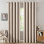 MIULEE 100% Blackout Linen Curtains by MIULEE