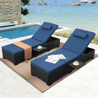 WAROOM Outdoor Chaise Lounge Chairs - Image 3