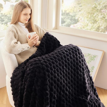 NEWCOSPLAY Fleece Clouds Cozy King Blanket - Image 8