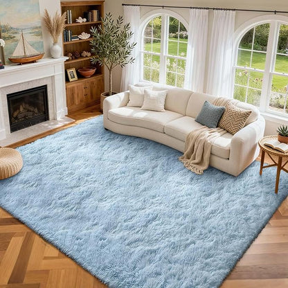8x10 Ft Extra Large Shag Rugs for Living Room, Ultra Soft Fluffy Furry Area by Cuzwlovita