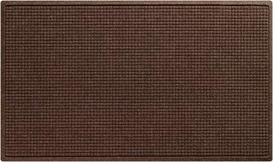 WaterHog Squares Front Door Mat Indoor Outdoor Entrance, All-Weather Mats | by WaterHog