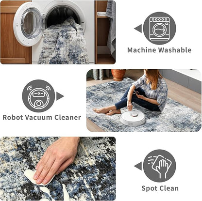 Machine Washable Runner Rugs 2x6: Stain & Spill Resistant Carpet Runners - Image 6