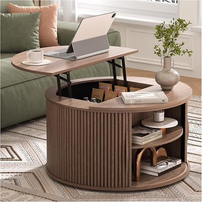 SULIVES Round Coffee Table by SULIVES