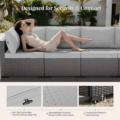 WWR Patio Furniture Set 7 Piece - Image 3