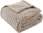 Brown Throw Blanket by LUSSENAHOME