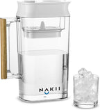 Water Filter Pitcher - Long Lasting 150 Gallons, Supreme Fast Filtration and Purification Technology, Removes Chlorine, Metals for Clean Tasting Drinking Water, WQA Certified,