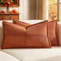 MIULEE Fall Burnt Orange Decorative Lumbar Throw Pillow Covers by MIULEE