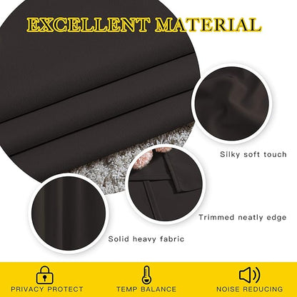 NICETOWN Blackout Curtain Panels 84 inches - Image 4