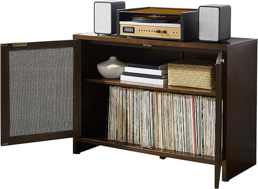 Crosley Furniture Kenji Media Console, Record Player Stand by CrosleyFurniture