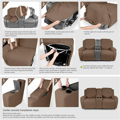 TAOCOCO Loveseat Recliner Cover - Image 6