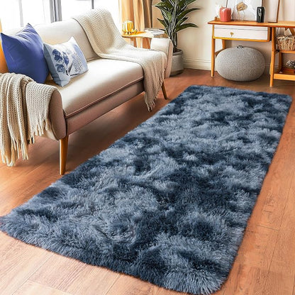 Pionblank Fluffy Runner Rugs for Bedroom 2x6, Plush Soft Fuzzy Bedside Carpet - Image 2